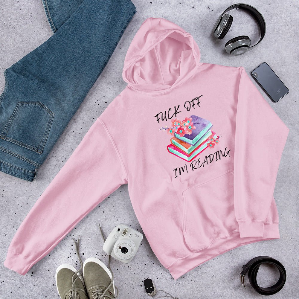 F*ck Off I'm Reading Unisex Hoodie - Kindle Crack