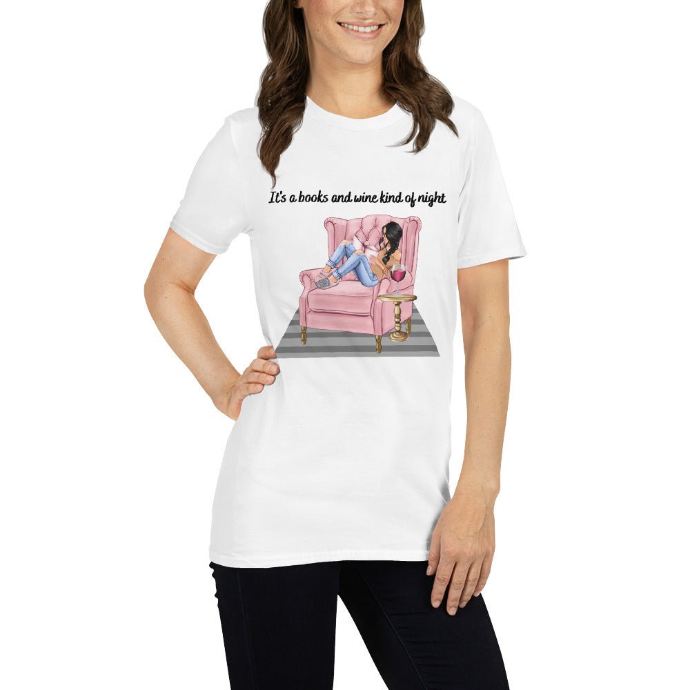 It's a Books & Wine Kind of Night T-Shirt - Kindle Crack