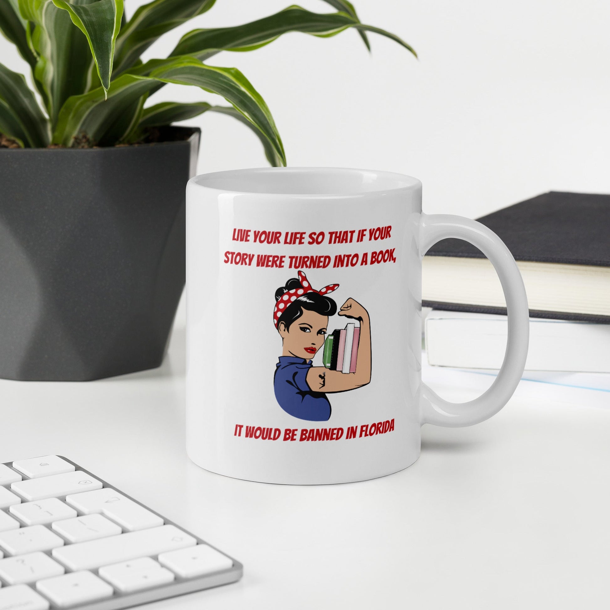 Live Your Life Coffee Mug - Kindle Crack