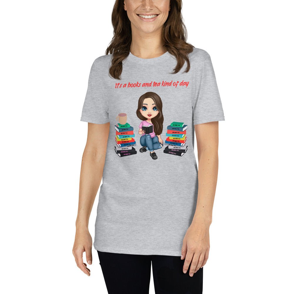 Personalized Books & Tea T-Shirt* - Kindle Crack