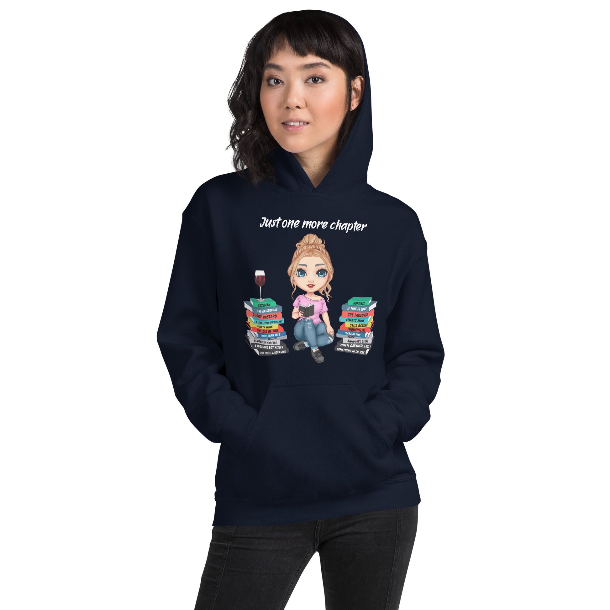 Personalized Just One More Chapter Hoodie - Kindle Crack