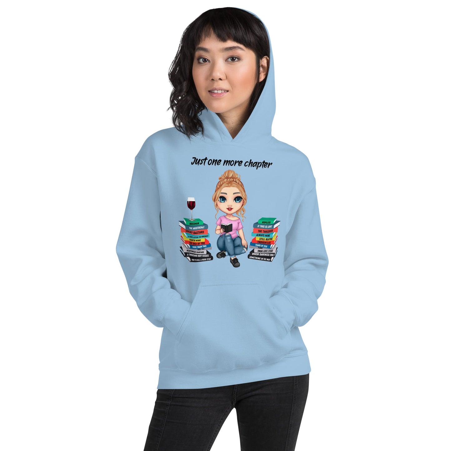 Personalized Just One More Chapter Hoodie - Kindle Crack