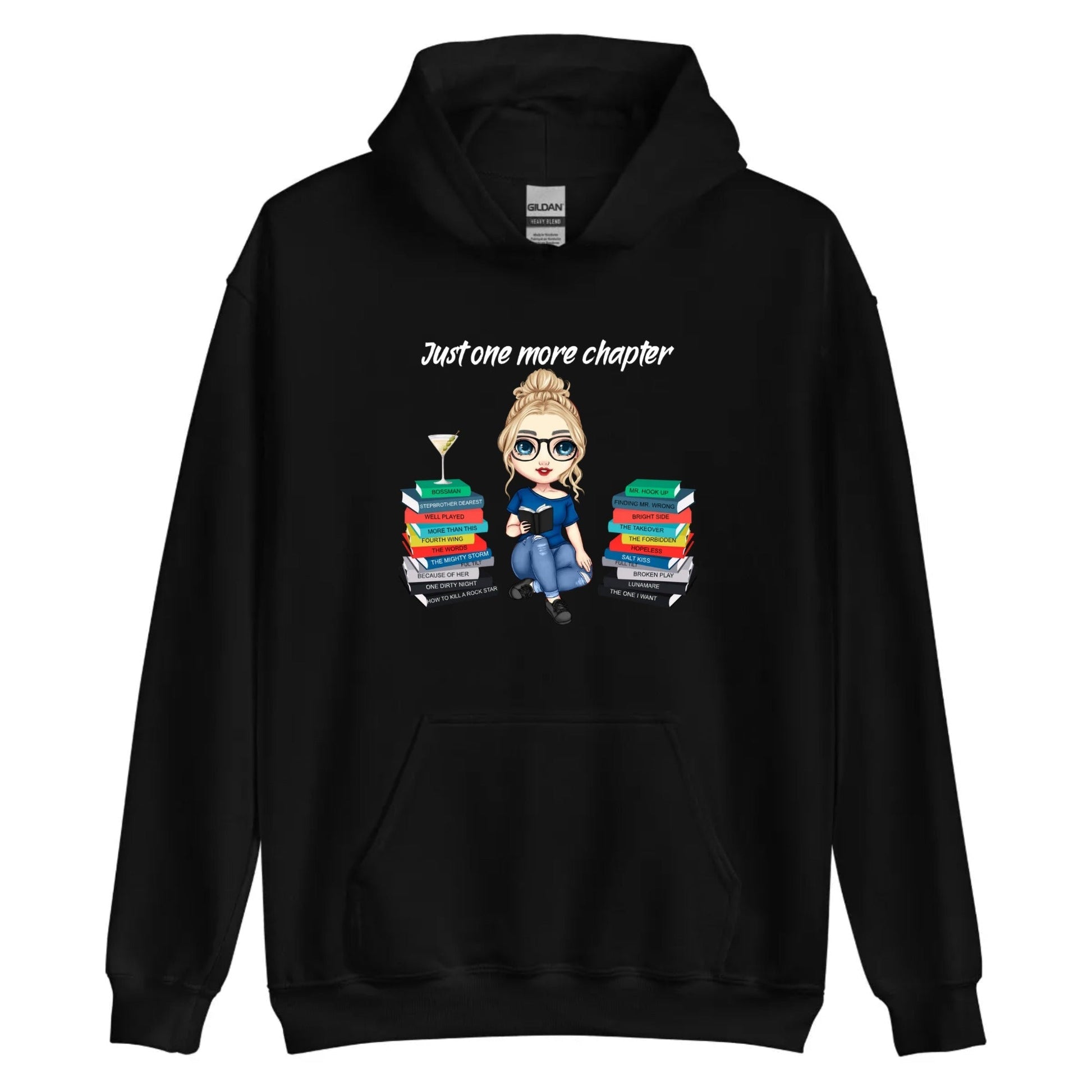 Personalized Just One More Chapter Hoodie - Kindle Crack