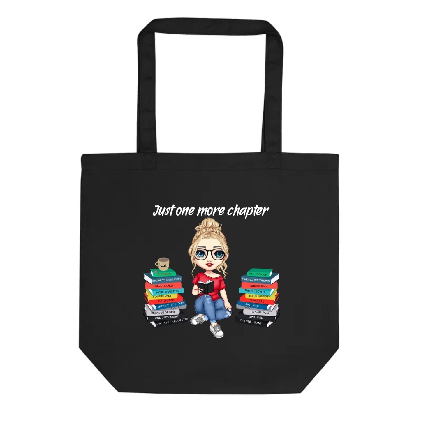 Personalized One More Chapter Tote Bag - Kindle Crack