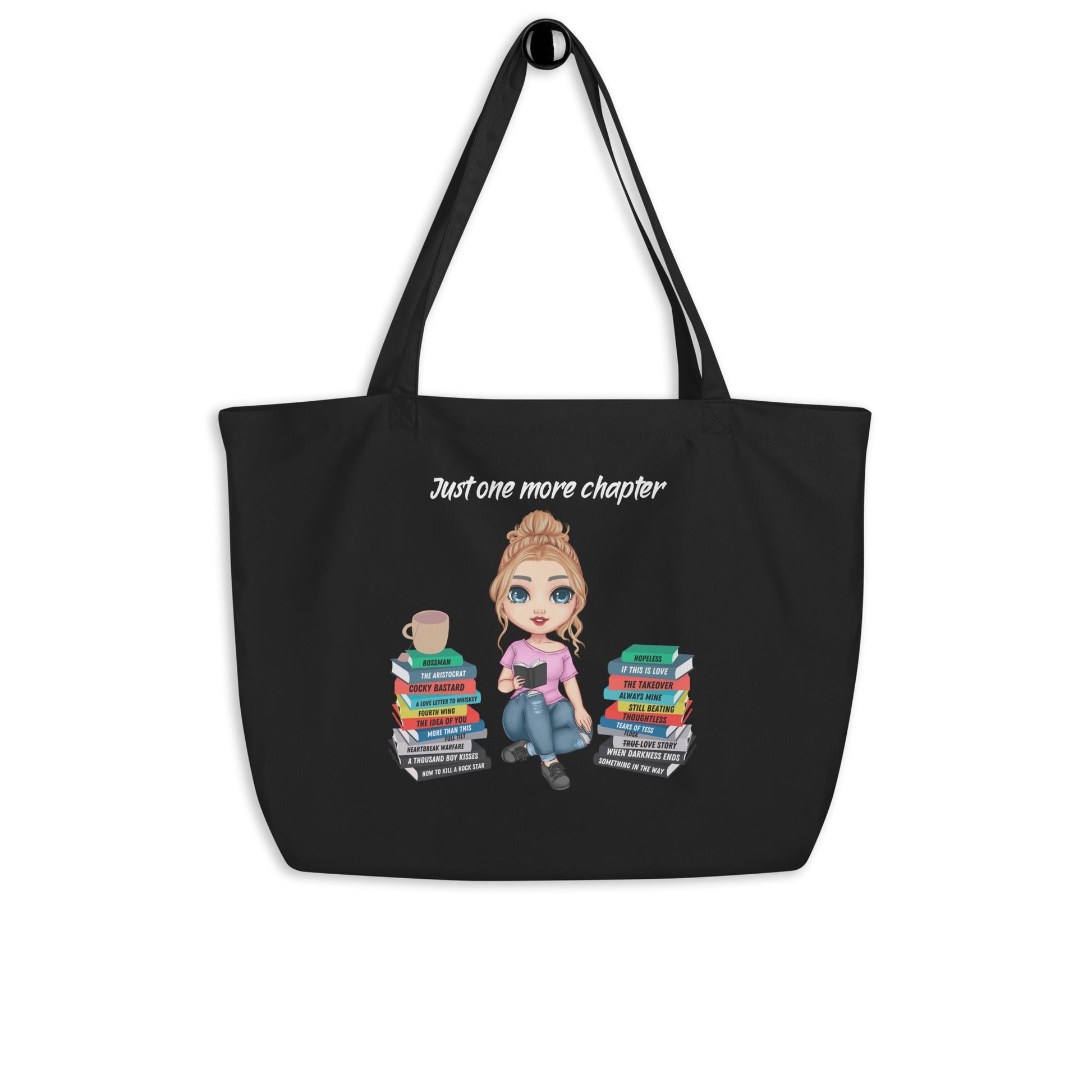 Personalized One More Chapter Tote Bag - Kindle Crack
