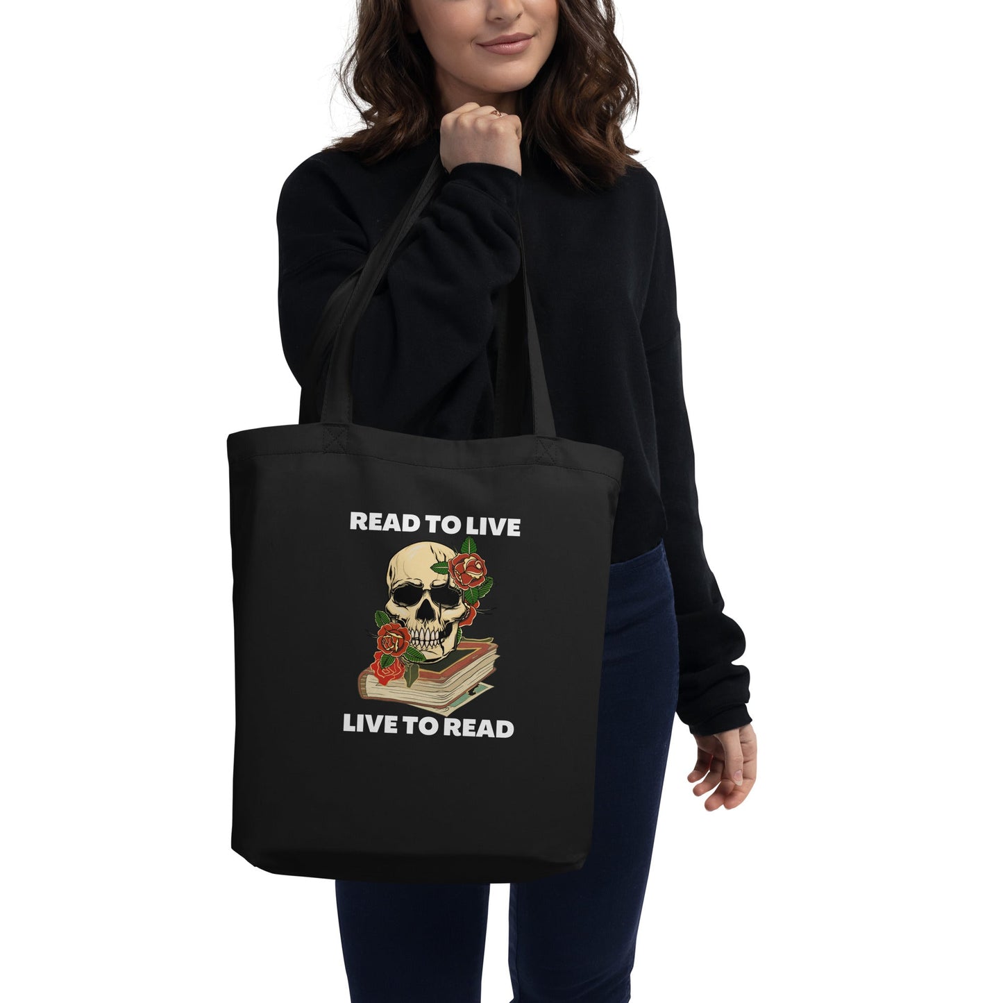 Read to Live Tote Bag - Kindle Crack