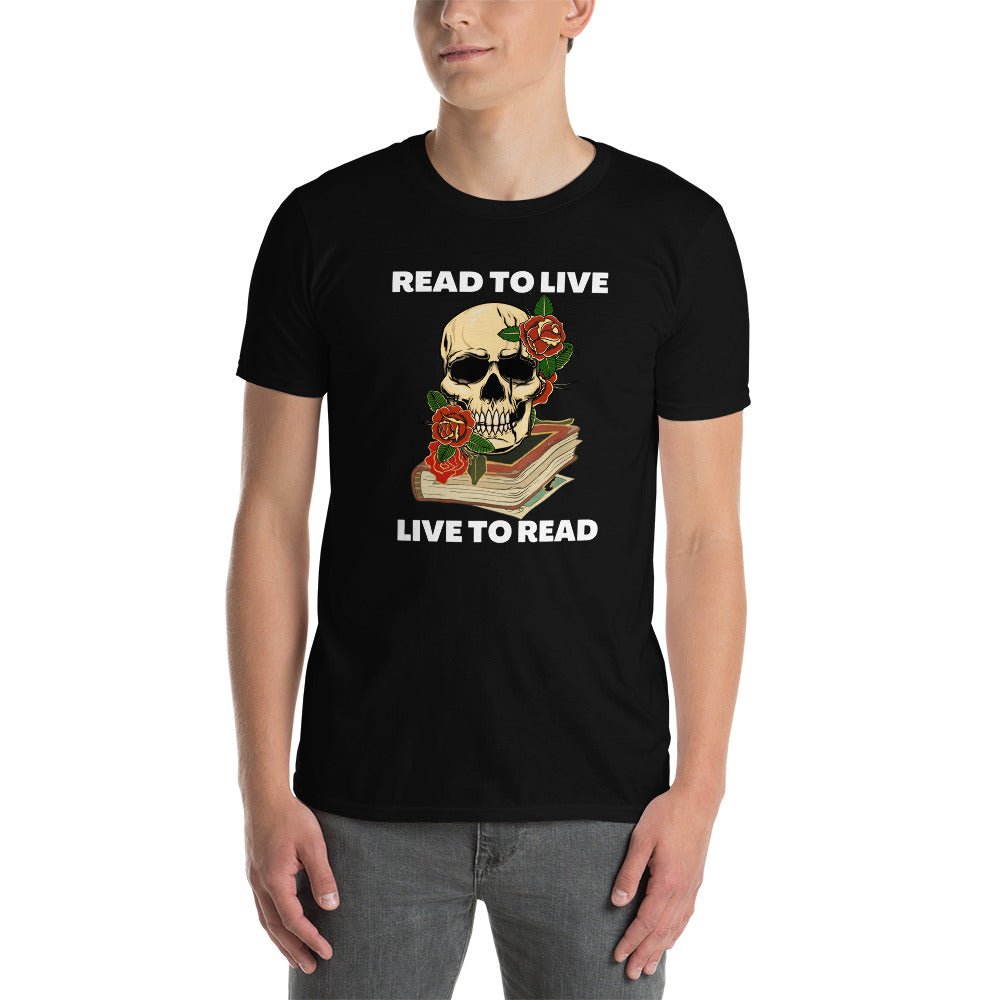 Read to Live Unisex T-Shirt - Kindle Crack