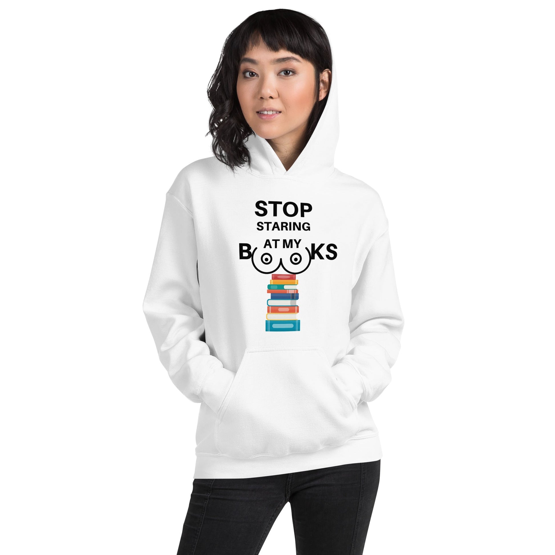 Stop Staring At My Books Hoodie - Kindle Crack