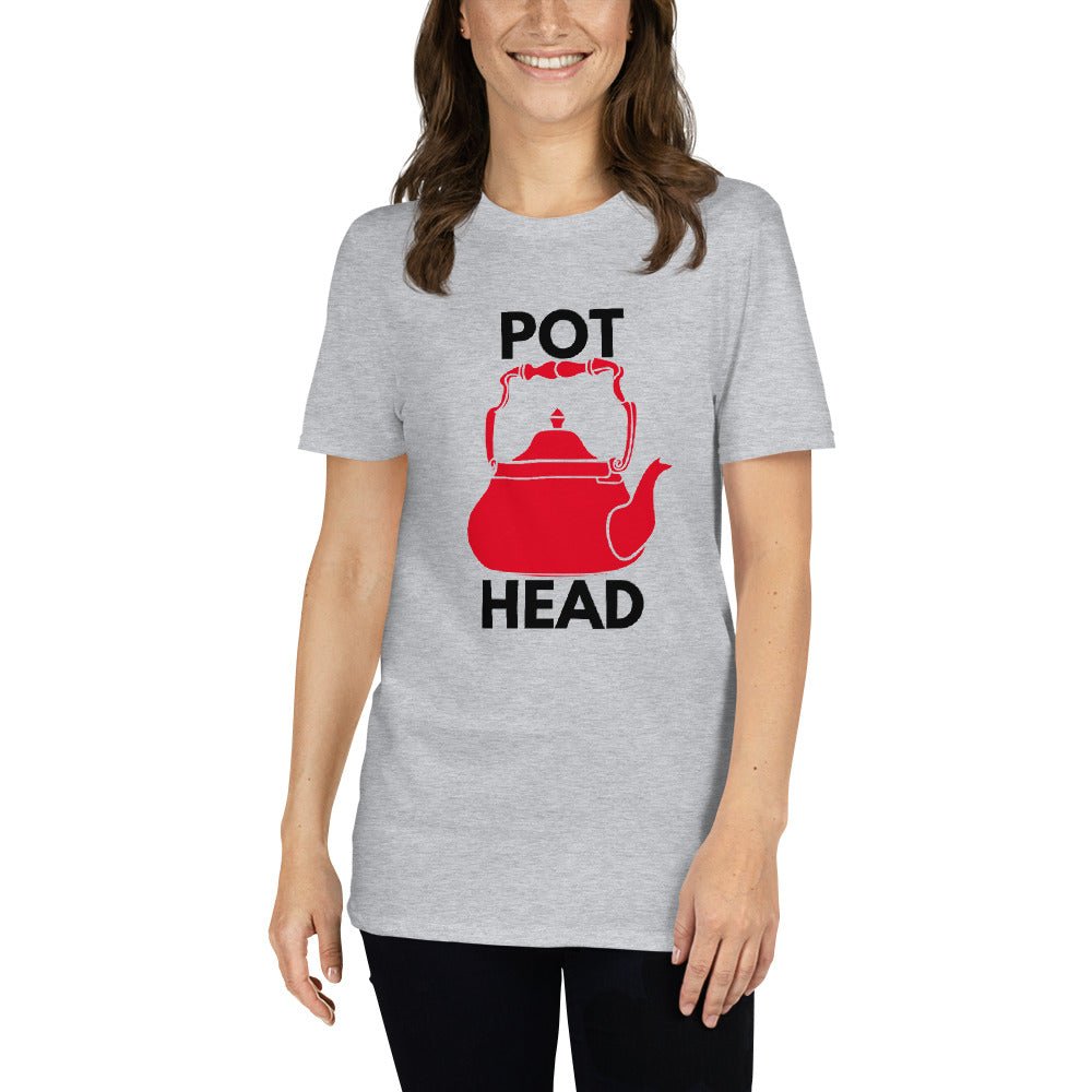 Tea Pot Head Unisex T-Shirt - Kindle Crack