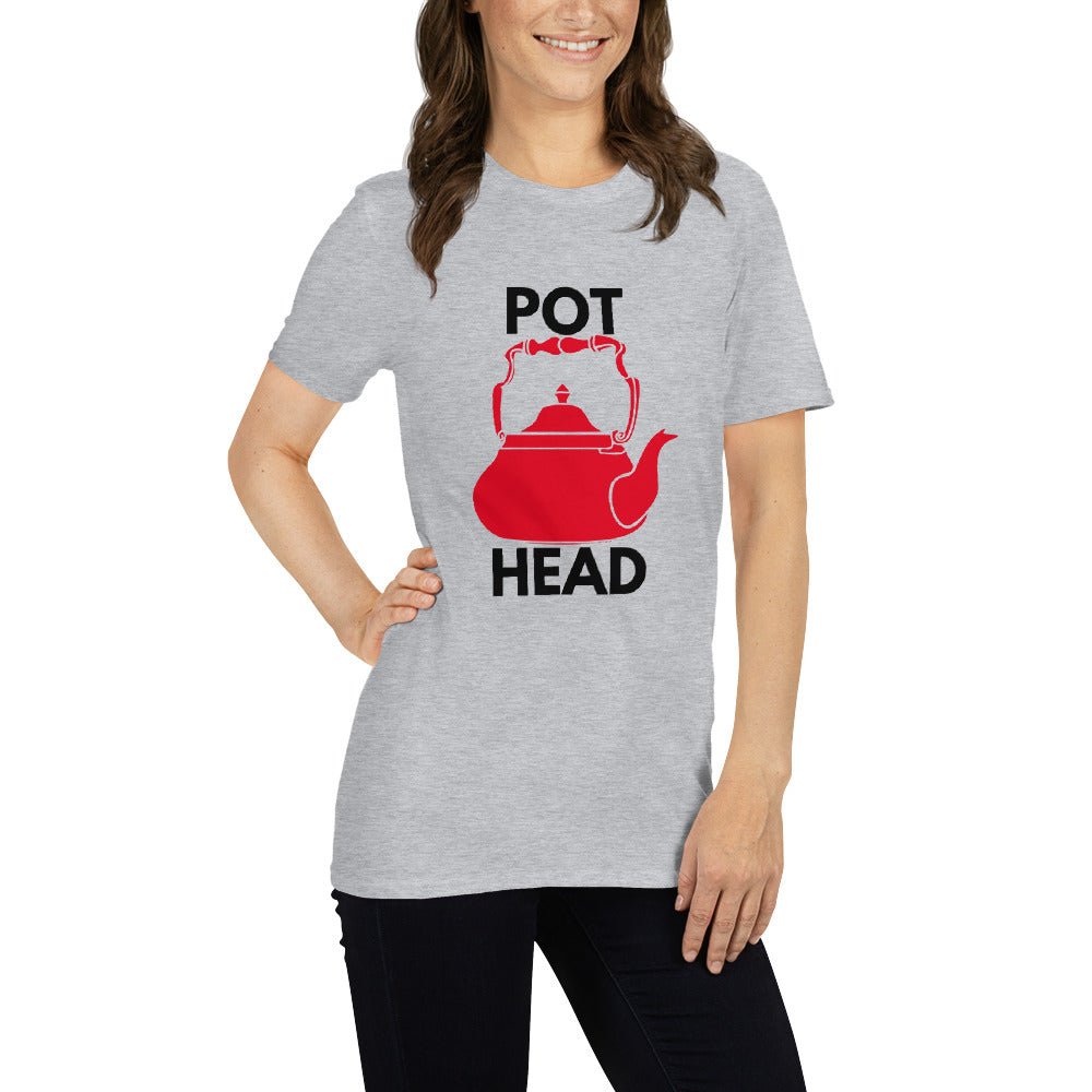 Tea Pot Head Unisex T-Shirt - Kindle Crack