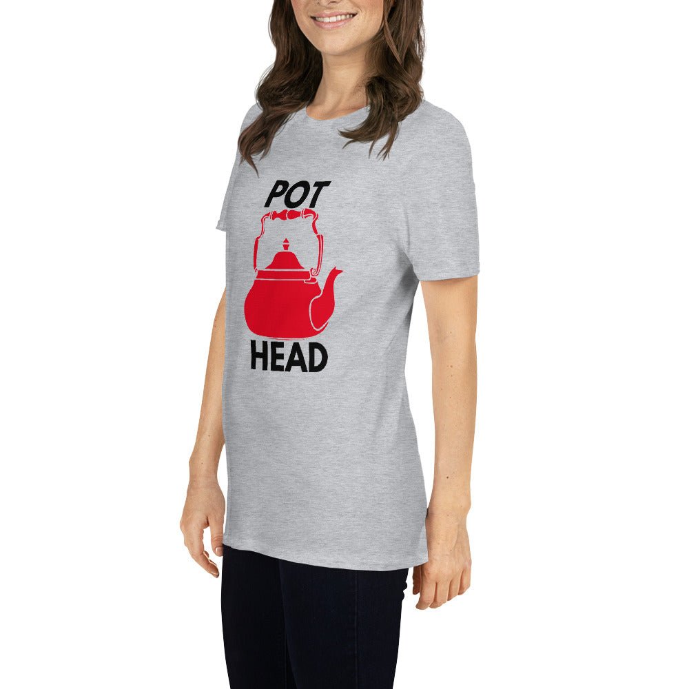 Tea Pot Head Unisex T-Shirt - Kindle Crack