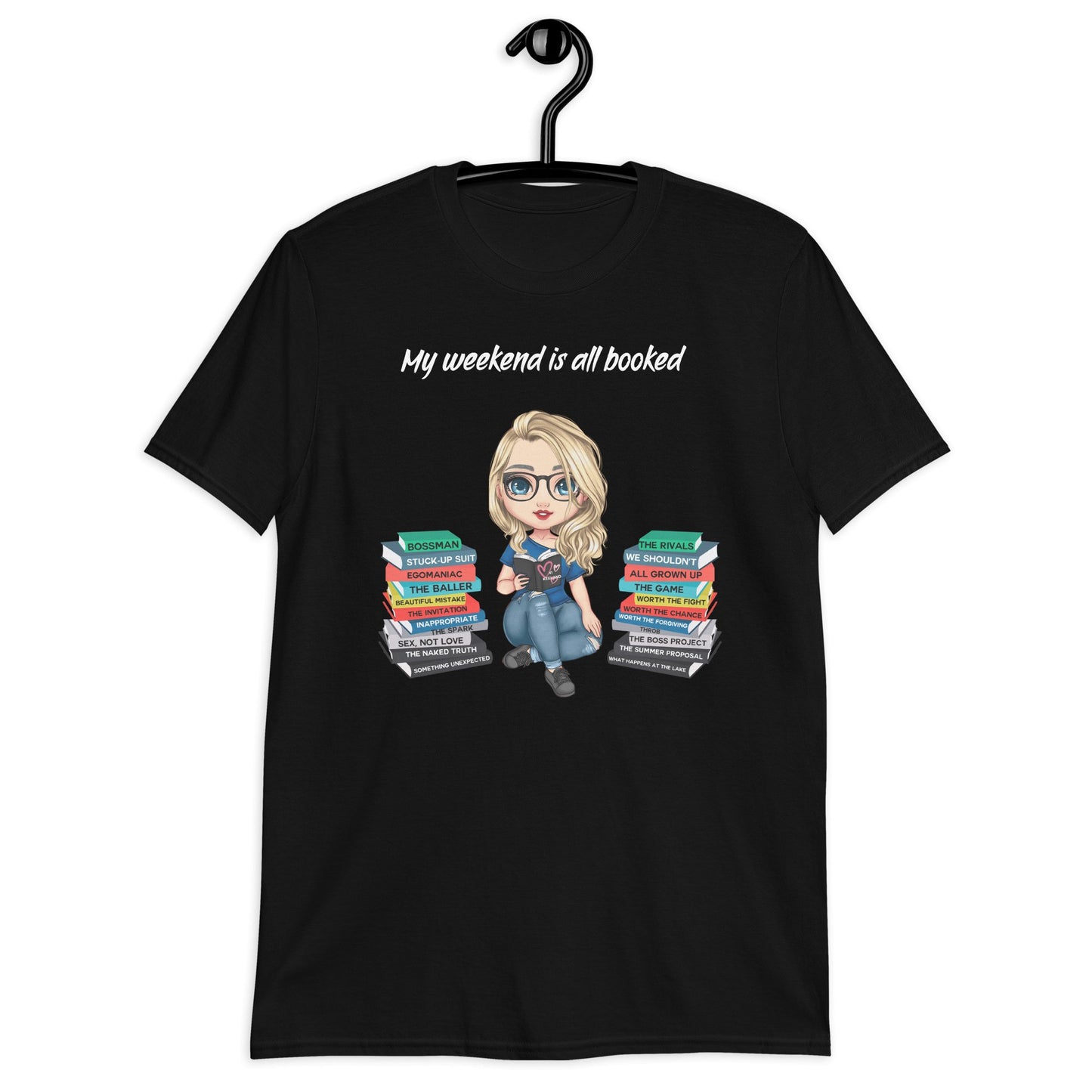 Personalized Book Stack Shirts - Kindle Crack
